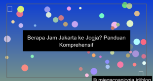 ilustrasi jakarta ke jogja berapa jam