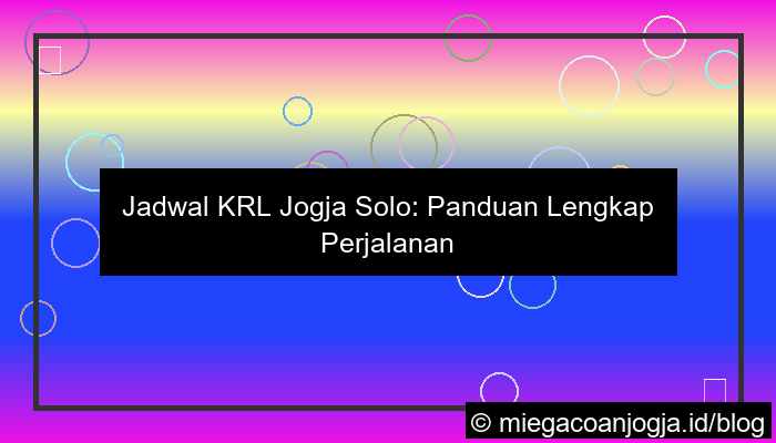 desain jam krl jogja solo