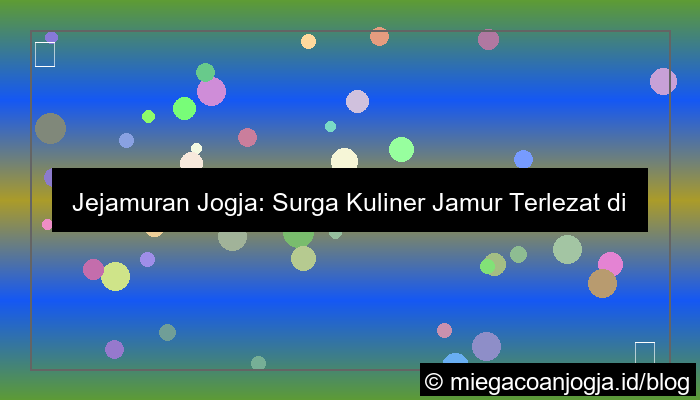 jejamuran jogja