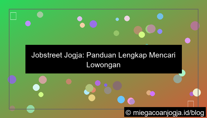 jobstreet jogja