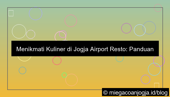 jogja airport resto