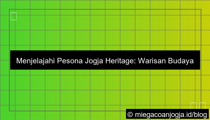 grafik jogja heritage