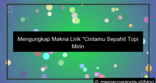 jogja hip hop foundation cintamu sepahit topi miring lyrics