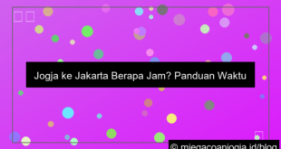 gambar jogja ke jakarta berapa jam