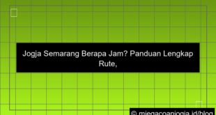 jogja semarang berapa jam