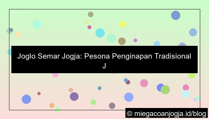 desain joglo semar jogja