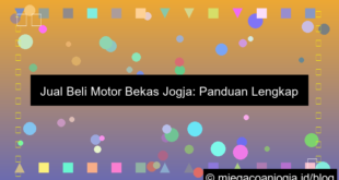 ilustrasi jual beli motor bekas jogja
