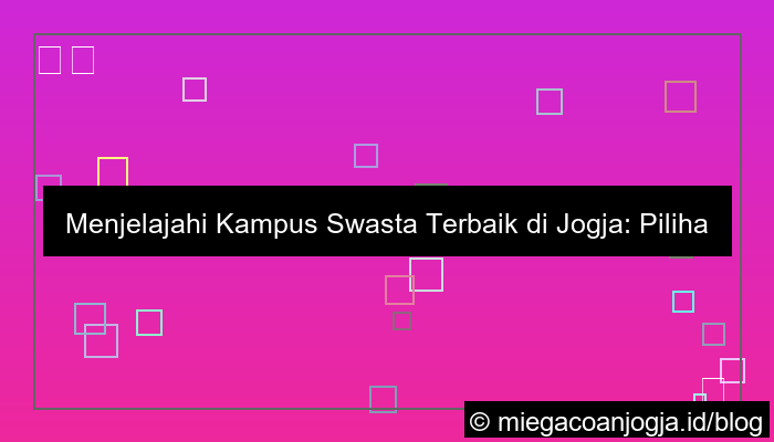 kampus swasta di jogja