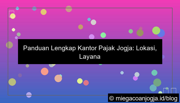 kantor pajak jogja