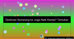 kereta semarang jogja