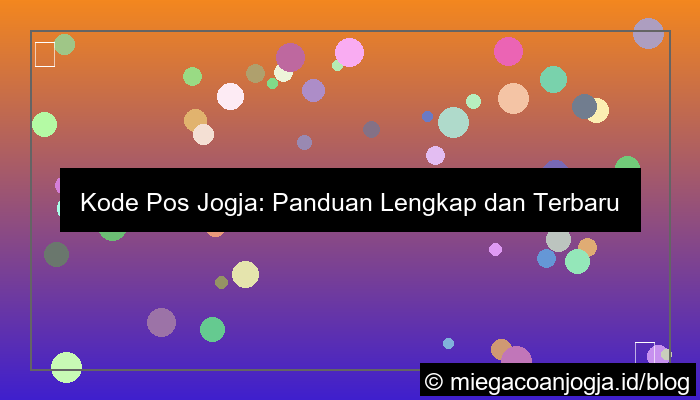 visual kode pos jogja