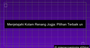 kolam renang jogja