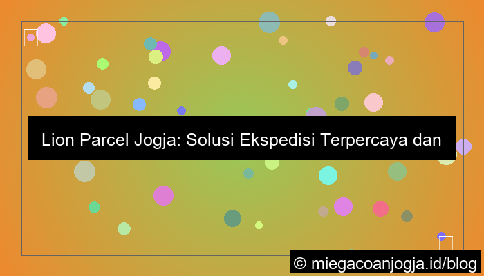 lion parcel jogja