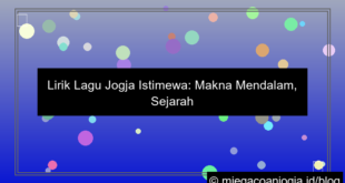 ilustrasi lirik lagu jogja istimewa