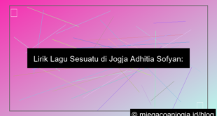 desain lirik lagu sesuatu di jogja