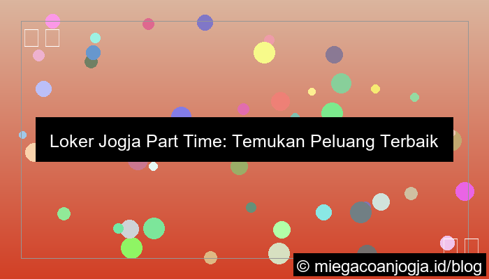 loker jogja part time