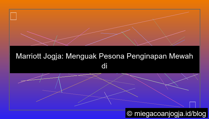 desain marriott jogja