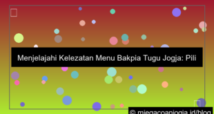 menu bakpia tugu jogja