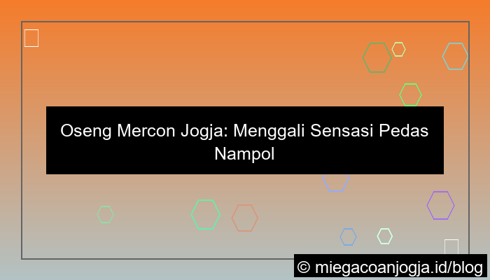ilustrasi oseng mercon jogja