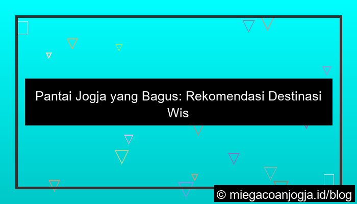 pantai jogja yang bagus
