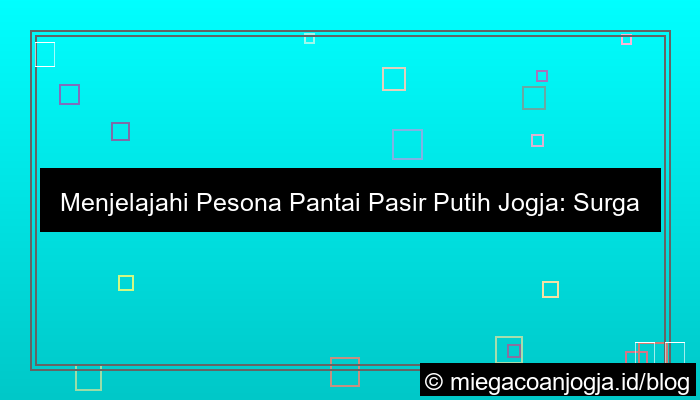 pantai pasir putih jogja