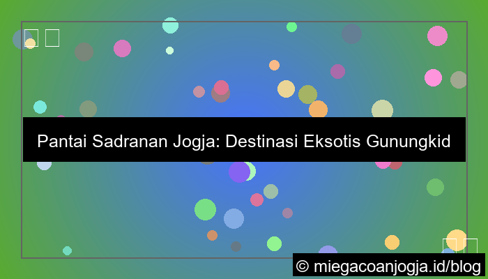 pantai sadranan jogja