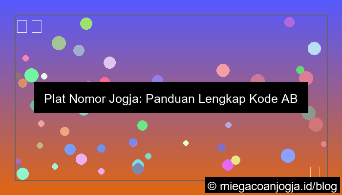 plat nomor jogja
