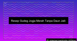resep gudeg jogja merah tanpa daun jati