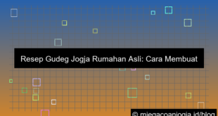 ilustrasi resep gudeg jogja rumahan