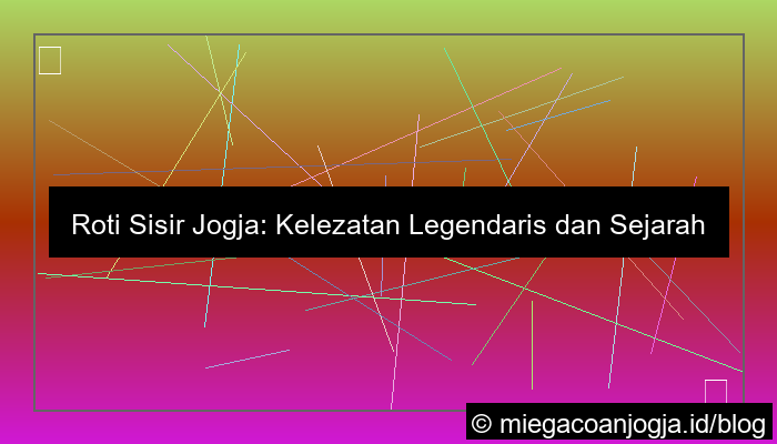 gambar roti sisir jogja