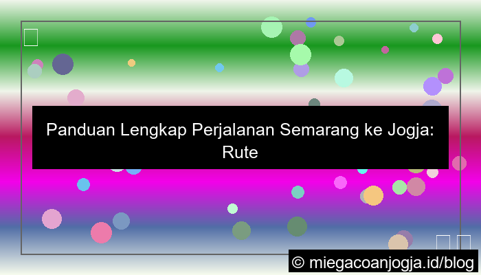 grafik semarang ke jogja