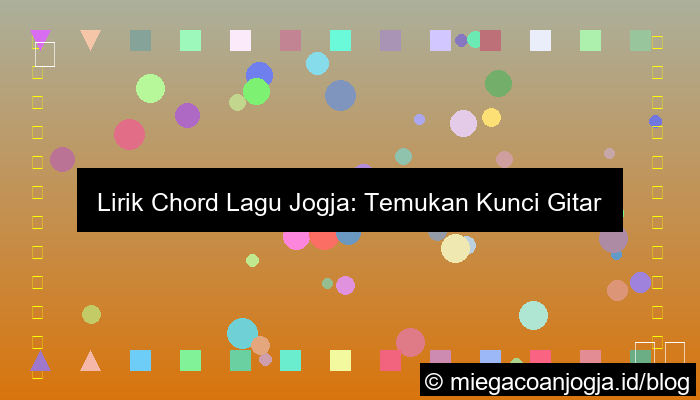 visual sesuatu di jogja lirik chord