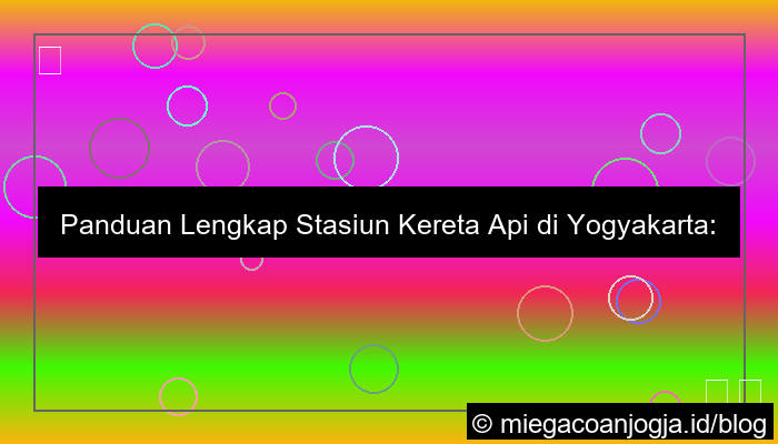 grafik stasiun jogja apa saja