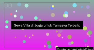 ilustrasi tamasya villa jogja