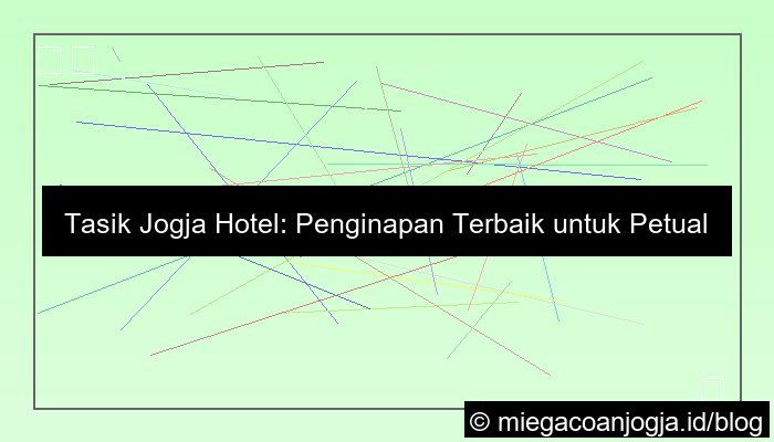 tasik jogja hotel