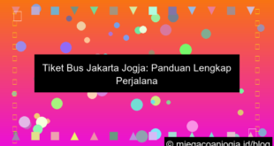 tiket bus jakarta jogja