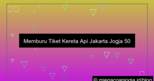 visual tiket kereta api jakarta jogja 50 ribu