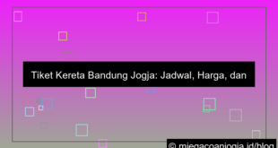 tiket kereta bandung jogja