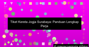 tiket kereta jogja surabaya