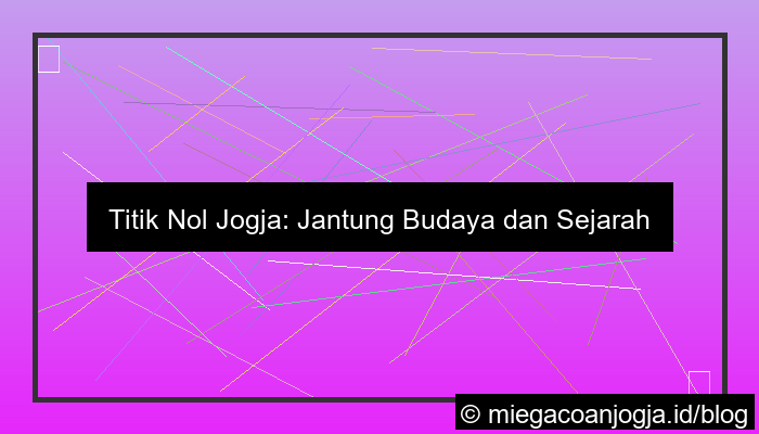 titik nol jogja