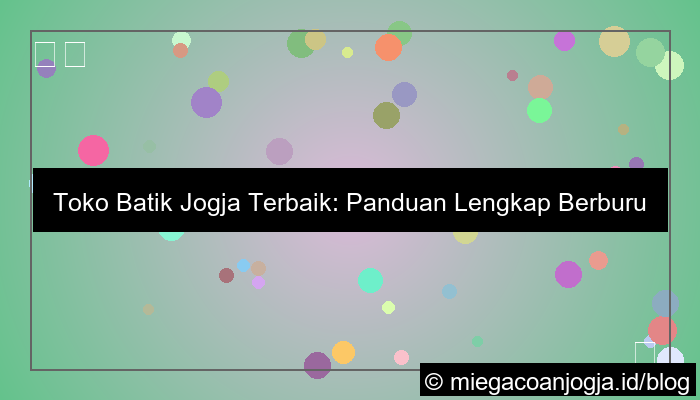 gambar toko batik jogja