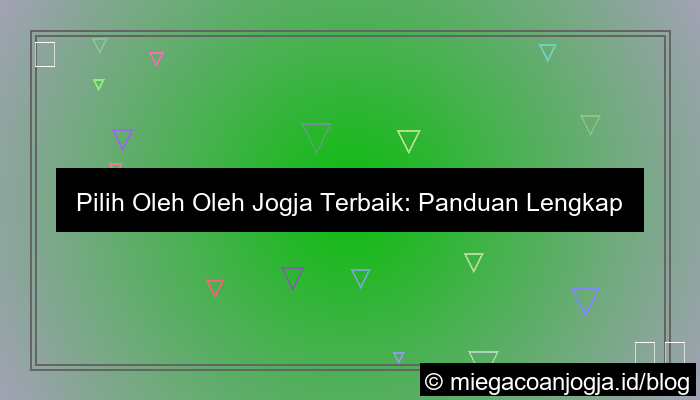 toko oleh oleh jogja