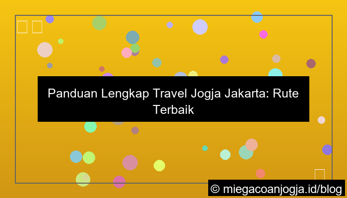 travel jogja jakarta