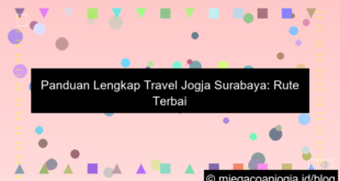 travel jogja surabaya