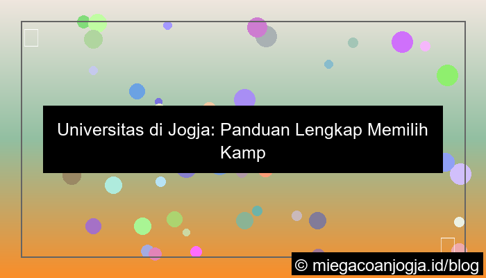 universitas di jogja