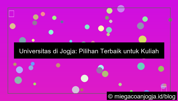 ilustrasi universitas jogja apa saja
