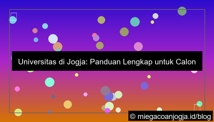 grafik universitas yang ada di jogja