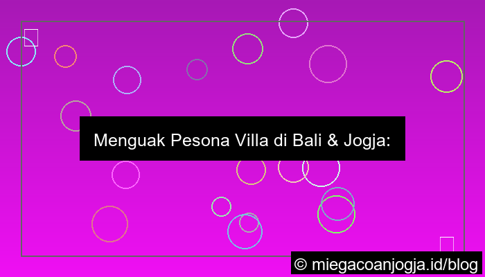 gambar villa di bali jogja