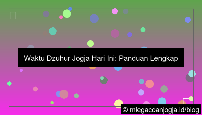 gambar waktu dzuhur jogja