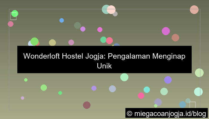 visual wonderloft hostel jogja